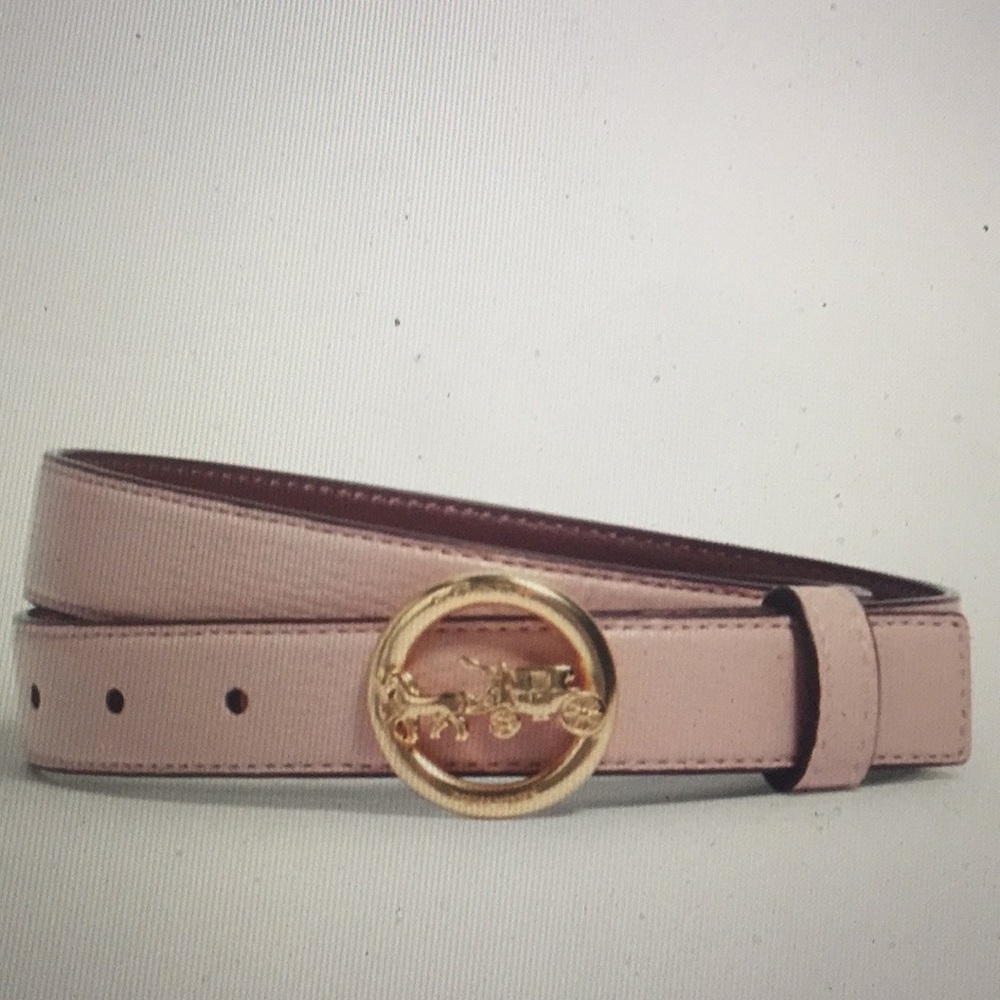 COACH HORSE & CARRIAGE BUCKLE BELT (25MM) (NWT)